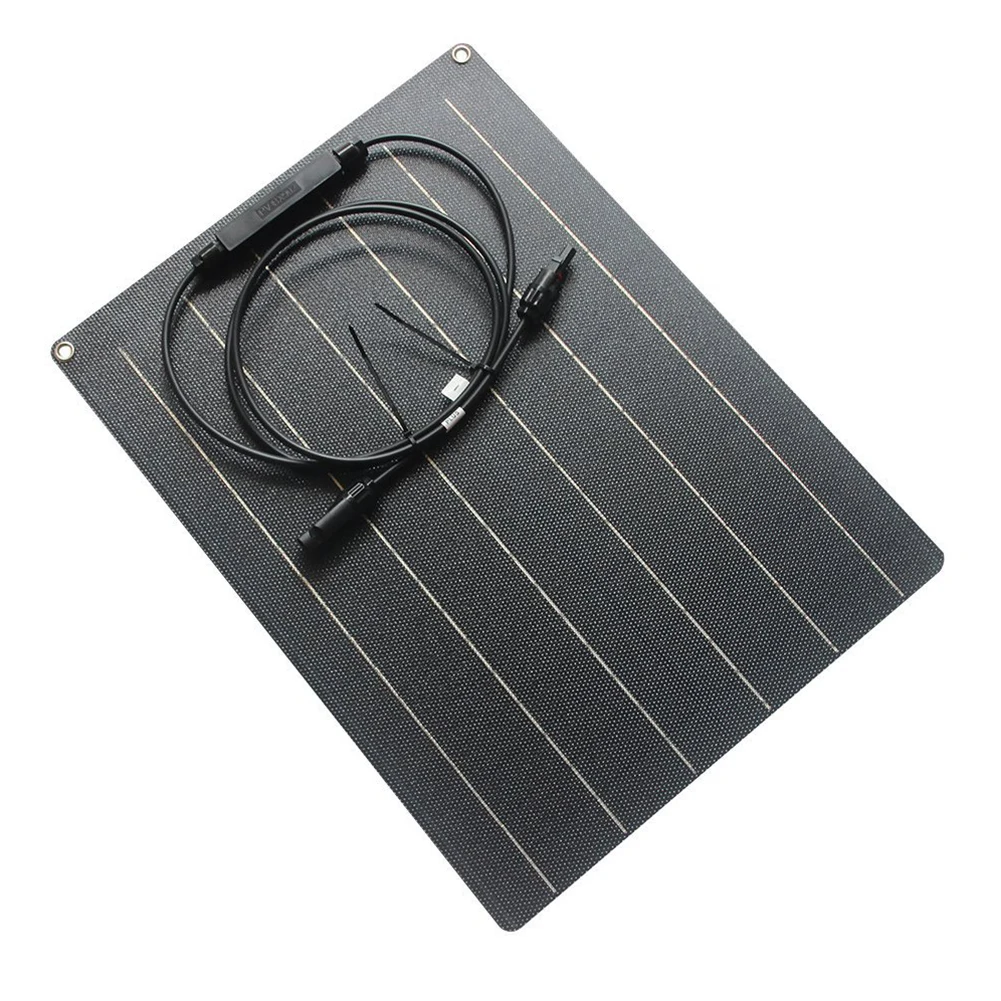 30W 18V Flexible Solar Panel Charger 5