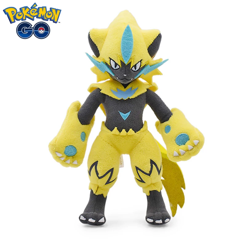 25Cm Pokemon Cartoon Zeraora Doll Cool Anime Zeraora Peluche Personaggio Dei Pokemon Zeraora Farcito Plushie Regalo Di Compleanno Per I Bambini