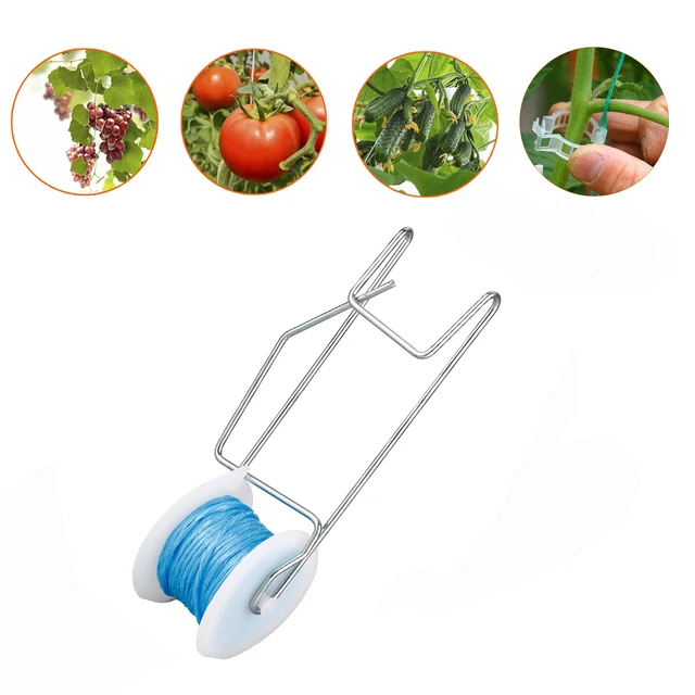 5/10 db Görgős Horog Növény Növekedési Tapadási Paradicsom Virág Szőlőzsinórrácsos Rácsos Zöldségklipek Üvegházhatás - Image 4