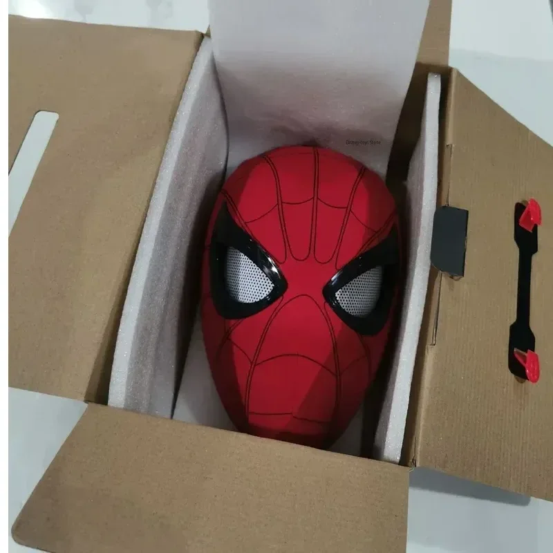 

Mascara Spiderman Headgear Cosplay Moving Eyes Electronic Mask Spider Man 1:1 Remote Control Elastic Toys for Adults Kids Gift