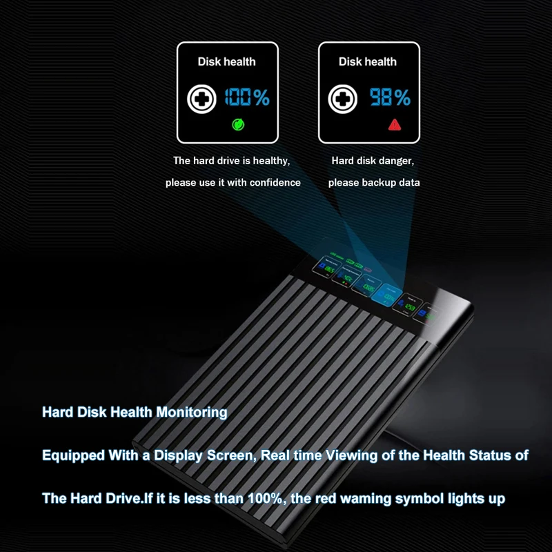 HDD SSD Case 2.5 Inch SATA to USB3.1 HDD Enclosure 6Gbps Max External SATA Enclosure Hard Drive Box Adapter for PC external hard drive case ssd enclosure hard drive adapter external hard drive box hard disk case hard drive enclosure hdd case enclosure