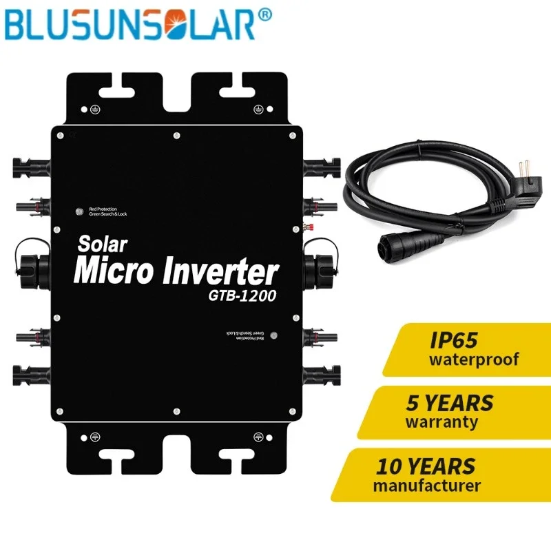 

Solar Grid Connected Micro Inverter 400W/800W/1200W IP67 Anti Backflow Technology Pure Sine Wave Intelligent Photovoltaic