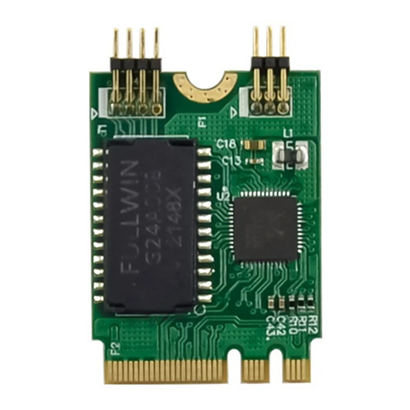 Mini PCIE Network Card M.2 A+E To RTL8111F Gigabit Ethernet Card Single Port RJ45 Ethernet Network Card