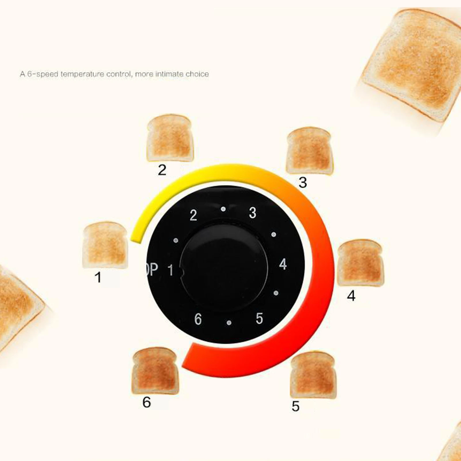 Electric Toaster Fryer Household Automatic Bread Toaster Fast Heating 2 Slices Slots Bread Maker Cooking Stainless Steel Baking Breakfast Machine bread machine,electric toaster fryer
