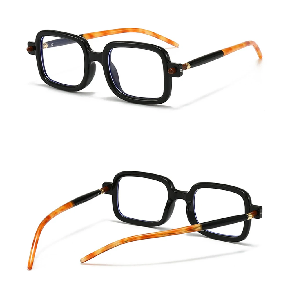 Anti Blue Light Glasses Modern Thick Frame Sunglasses Luxury Brand Glasses Versatile Blue Light Blocking Glasses For Party Stage