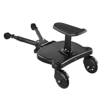 Adattatore per pedale per passeggino 2 in 1 Sit and Stand Tavola in piedi universale creativa per passeggino Comodo comfort Piastra in piedi per bambini