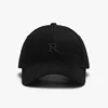 Letters Cotton Visors Embroidery Hard Top Large Size Men's Peaked Cap All-Matching Breathable Curved brim Women's Baseball Cap 2