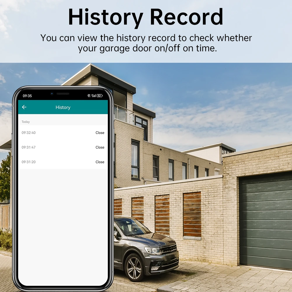 Tuya Zigbee/WiFi Smart Garage Door Opener Controller Circuit Breaker Automation Module Gate Opener APPVoice Remote Control Alexa