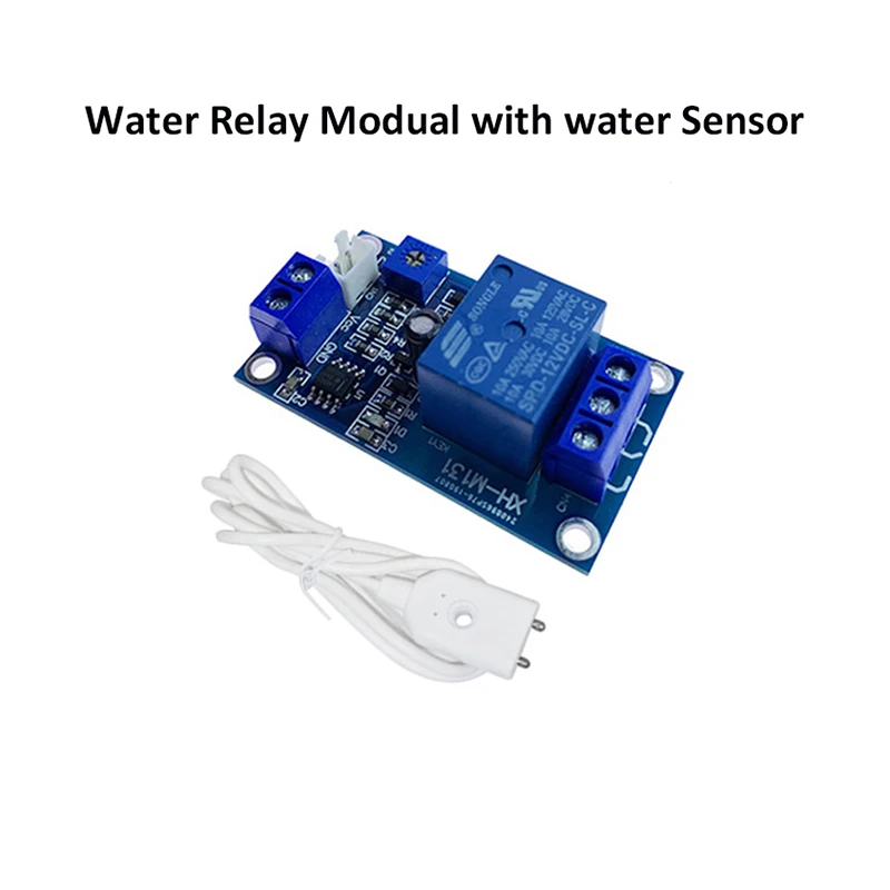 

12V Water Leakage Relay Module with Wired Water Sensor Protection Against Water Leaks