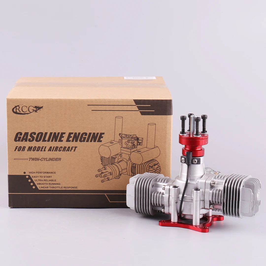 VVRC RCGF 40cc T 40CC Twin Cylinder Petrol Engine Dual Cylinder with ...