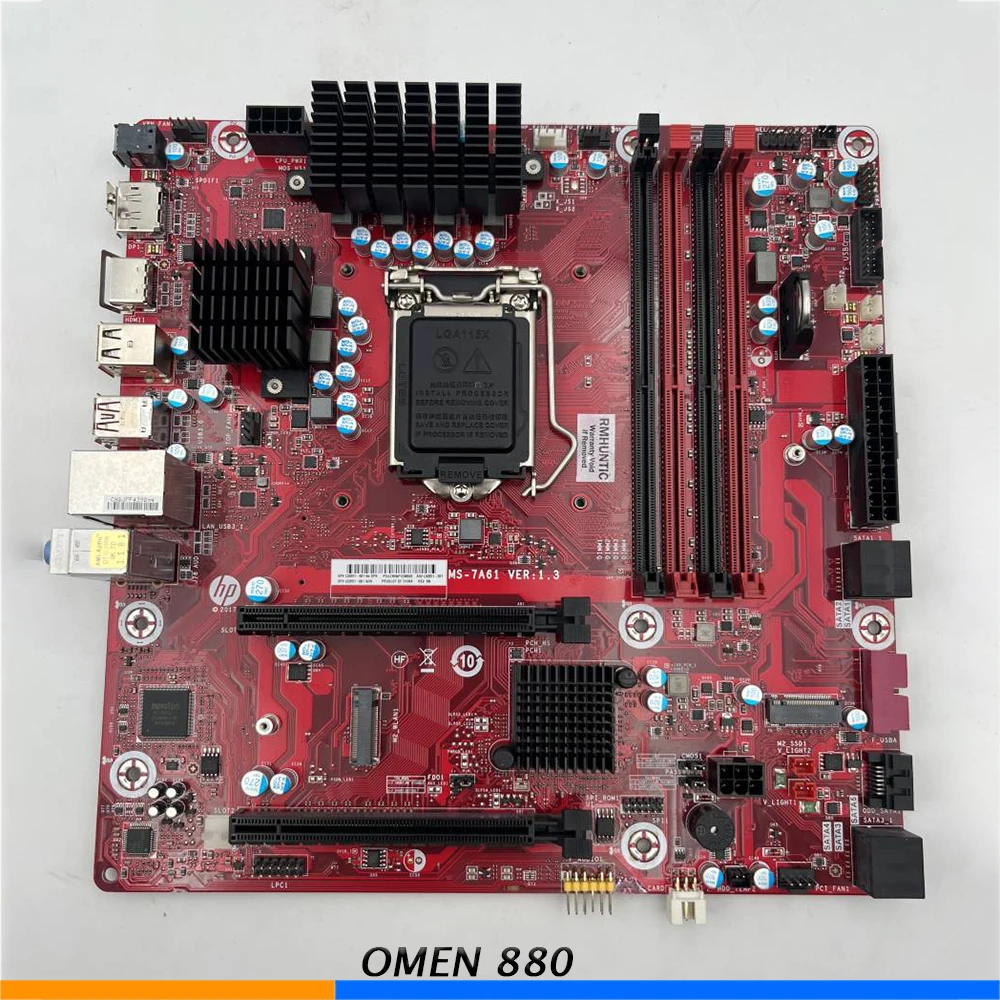 Alta Qualità Per Hp Ms-7A61 Z370 3847 L02051-001 Scheda Madre Desktop Omen 880 Test Pre-Spedizione
