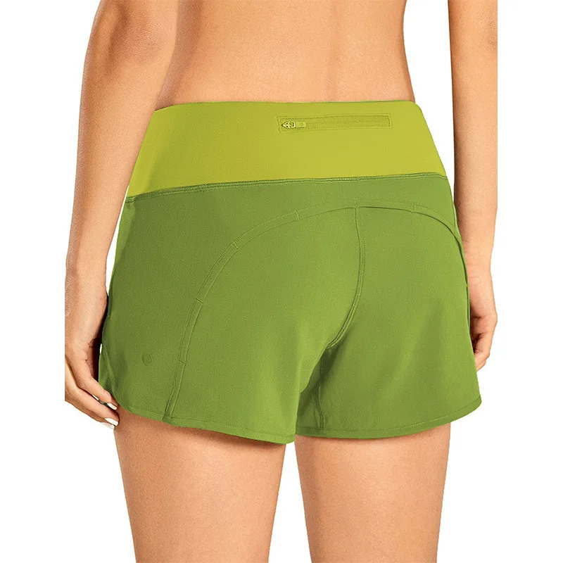Fitness Sport Shorts Gym Woman Hotty Low Waist Quick Drying Running Short With Pocket Yoga Wear Cycling Summer Workout Clothing