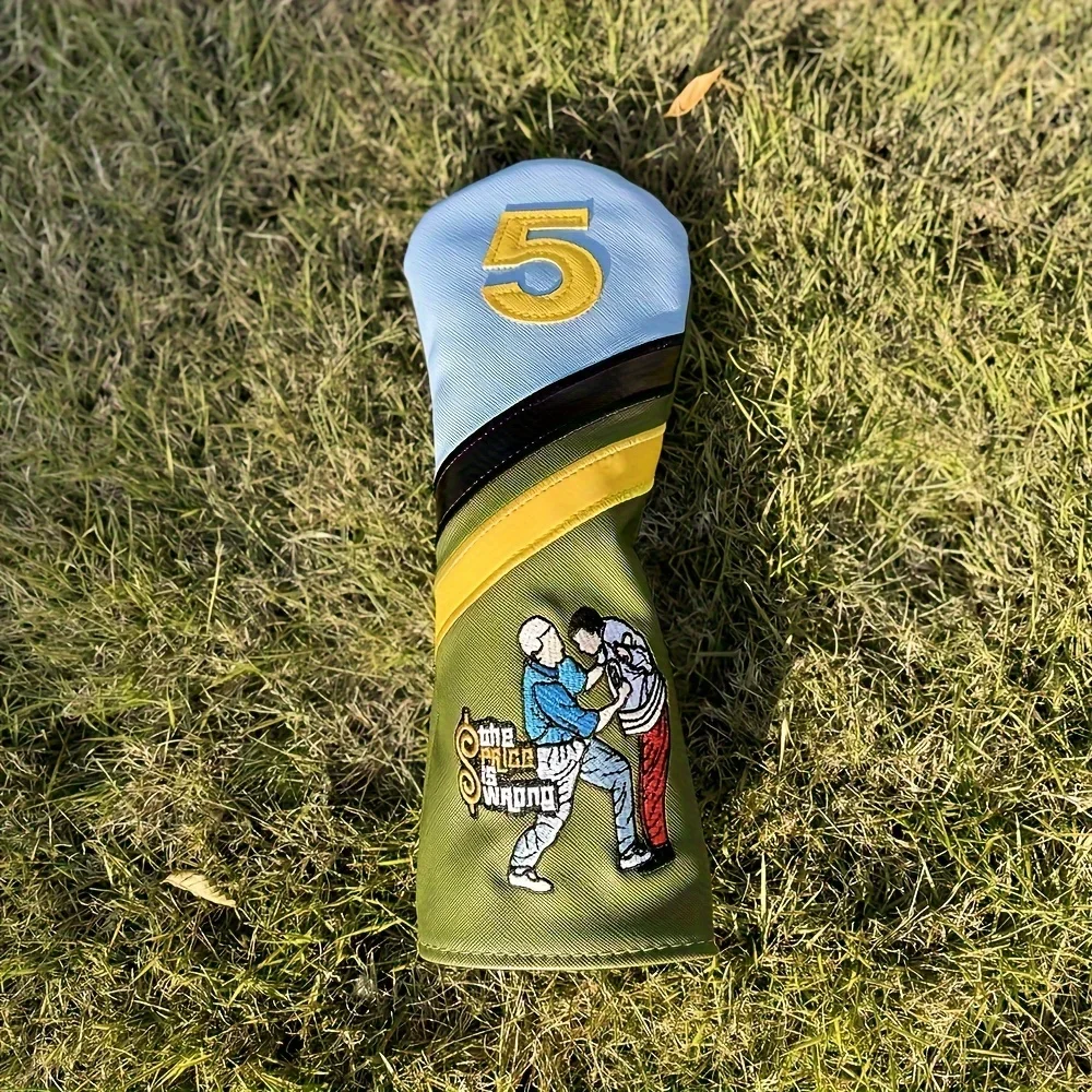 1pc/4pcs Funny Design Cover For Various Club, Golf Club Head Cover, Golf Accessories 4