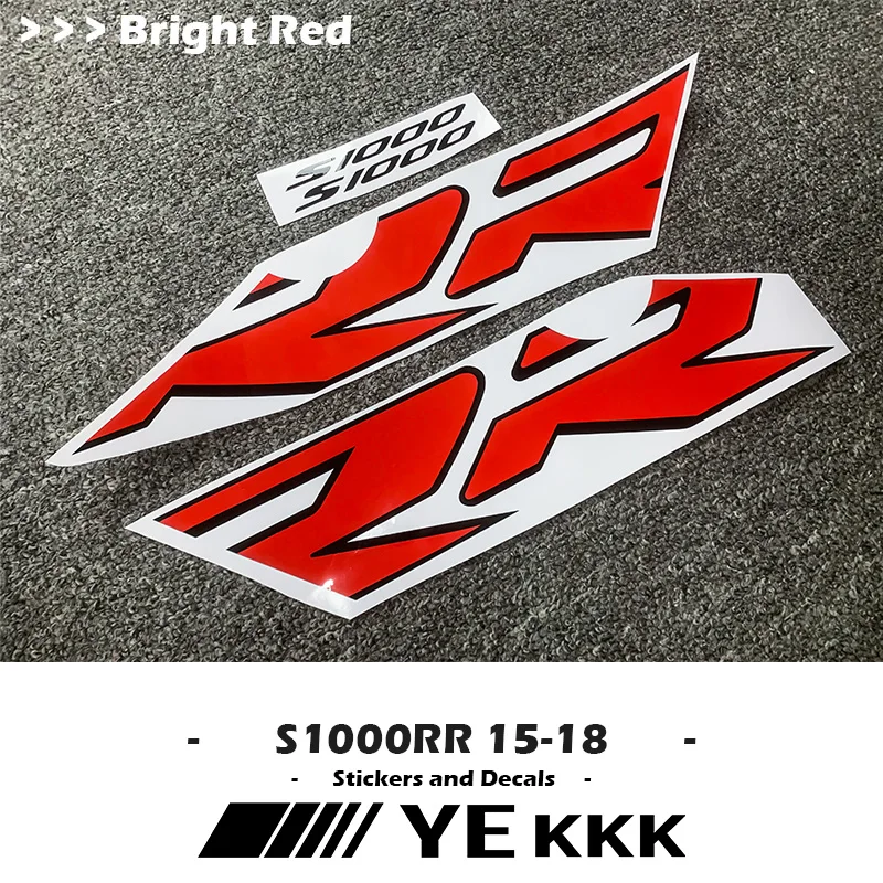 For BMW S1000RR HP4 2015-2018 15 16 17 18 Fairing Shell Sticker Decal Customized Line Colors S1000RR poly plastic shell 30a 40a 60a 80a 100a 8 10 gauge awg in line agu fuse holder high temperature resistance