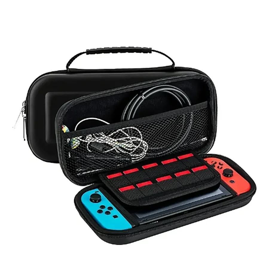 Applicable to Switch/Switch OLED Storgage Bag 10 Game Card Slots NS Game Machine Handbag Portable Hard Case Travel Accessor
