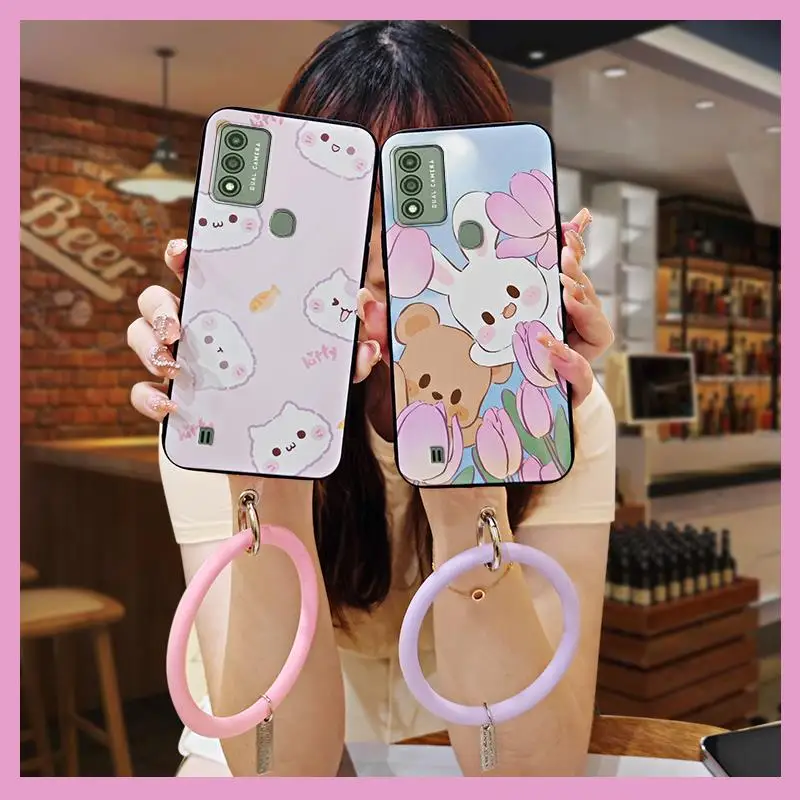 Custodia Per Telefono Di Lusso Creativa Per Wiko Voix/U616At Silicone Liquido Ultra Sottile A Prova Di Polvere Tinta Unita