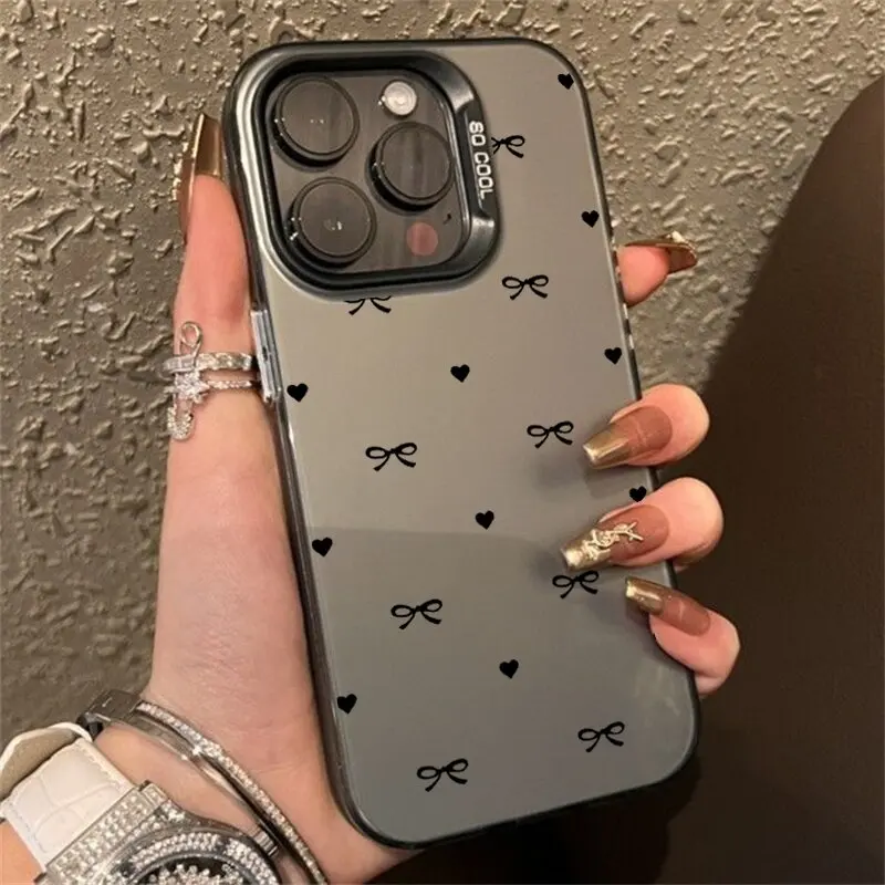 Pink Bow Print Phone Case Cover
