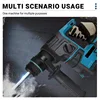 Electric Goddess Brushless Impact Hammer 21V Cordless Hammer Drill Function Multifunctional Steel Concrete Wood for Makita 18V 4