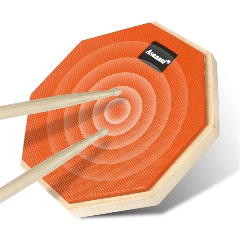 Double sided Silent Drum Practice Mat Double sided Snare Practice Mat 8 inches