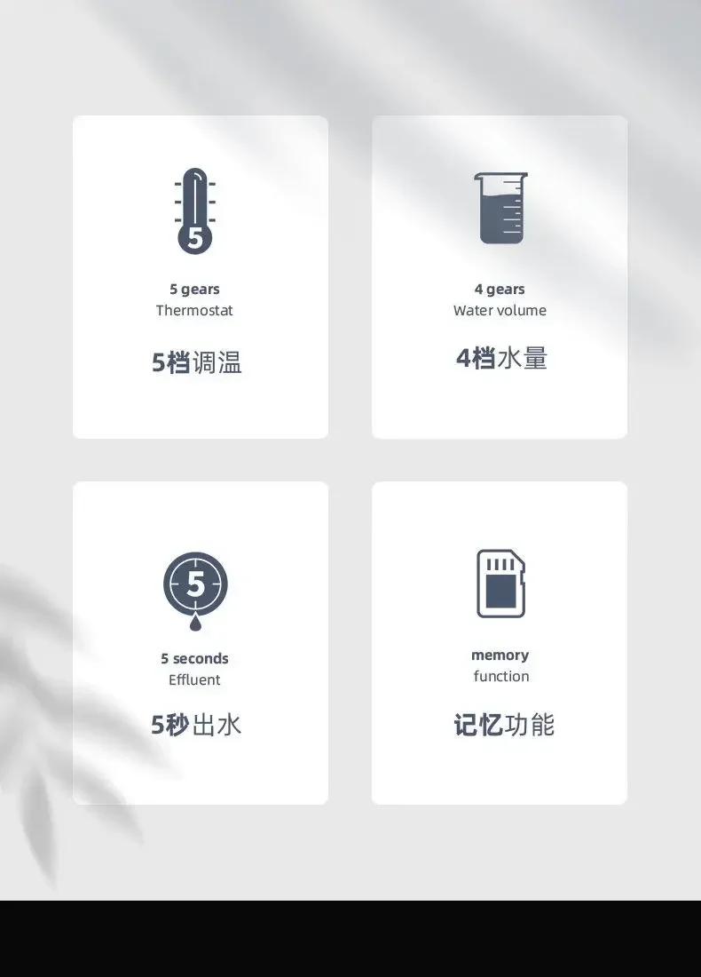 Description Picture 6 of itemHousehold Automatic Bottom Bucket Vertical Cold and Hot Water Instant Hot Water Dispenser Dispensers Kitchen Electric 220V