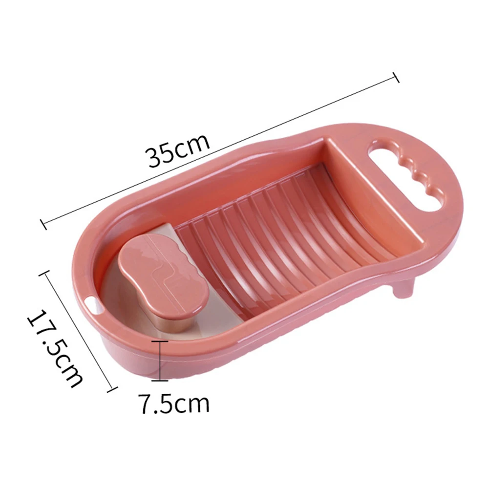 Multi-Purpose Laundry Scrub Board Mini Laundry Board Hand Wash Clothes Household Camping Underwear Socks Washboard