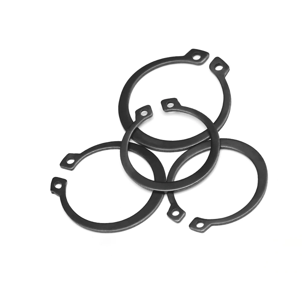

External Retaining Rings Circlips C Clip - Black Zinc Plated M3 -M75 ALL SIZE