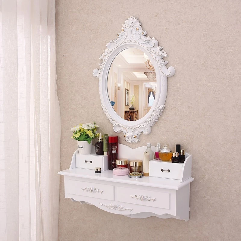 Drawers Nordic Makeup Table Mirror Fashion Bedroom Makeup Table Comfortable  Craft Kaptafel Met Spiegel En Licht Home Furniture| | - AliExpress