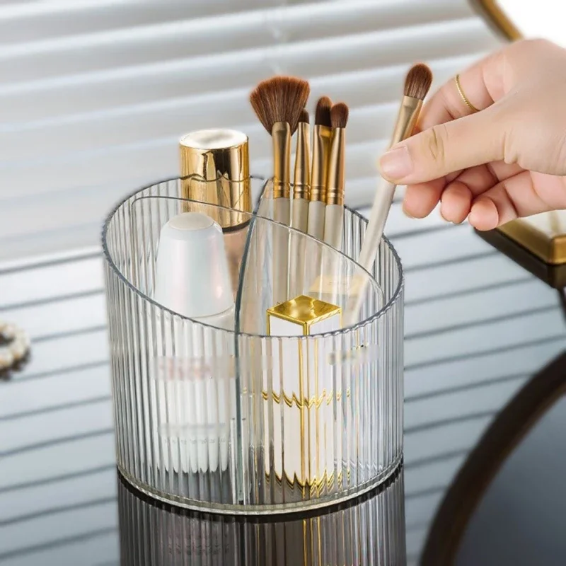 Cosmetic Organizer Bathroom Bedroom Desktop Storage Box for Make Up Lipstick Perfume Skincare Cosmetic Tray Case Box 2