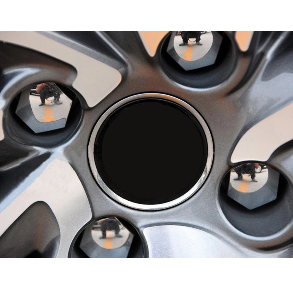 17mm/19mm Car Wheel Nut Bolts Caps 20Pcs Auto Hub Screw Cover Nuts Bolts Rims Exterior Decor Plug Socket Protection Dust Proof