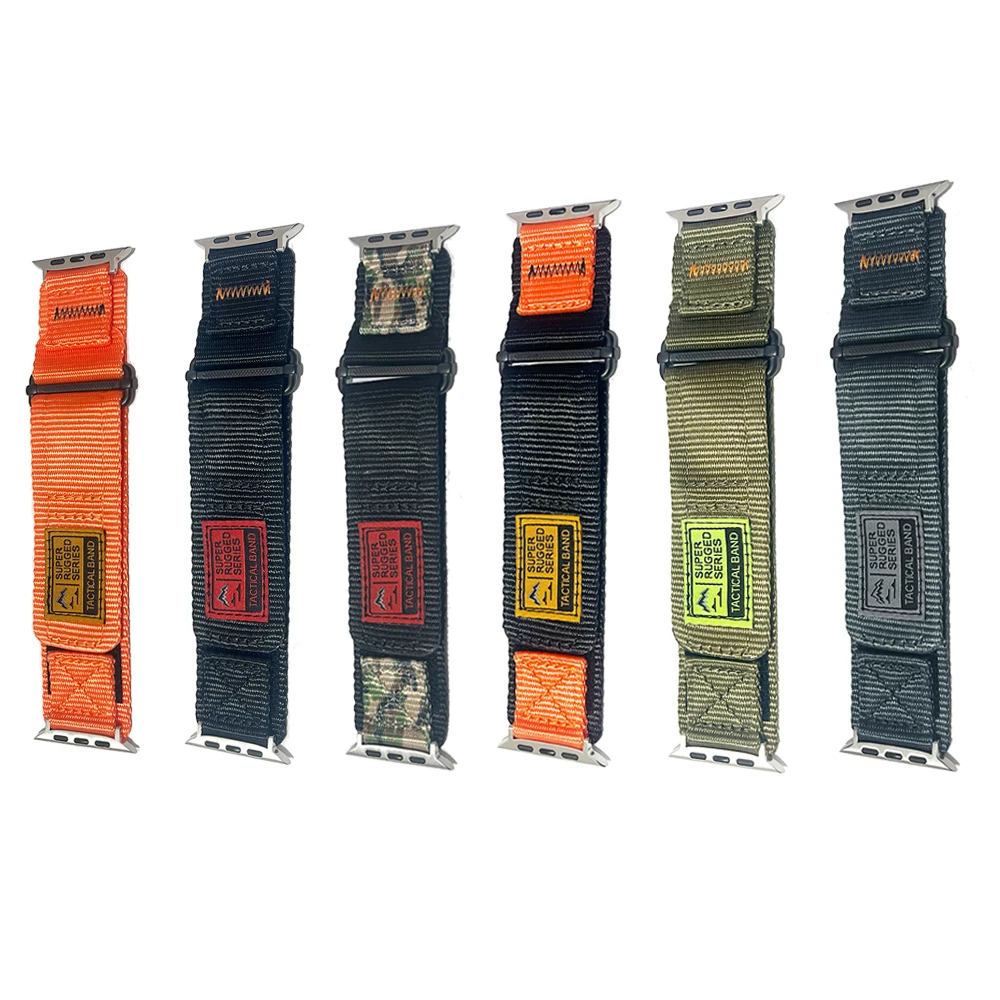 Nylon Velcro Watch Strap Band - Adjustable Sport Bracelet