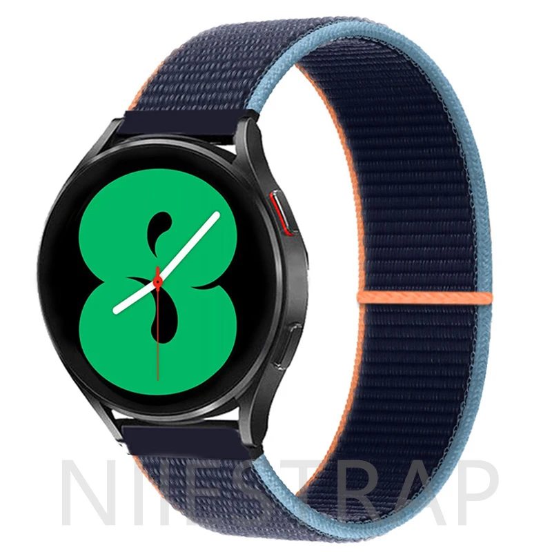 

Ремешок нейлоновый для Samsung Galaxy Watch 4/Classic active, браслет для Huawei watch GT 2 pro Gear S3, 20 мм 22 мм, 2/3 45 мм/46 мм/42 мм