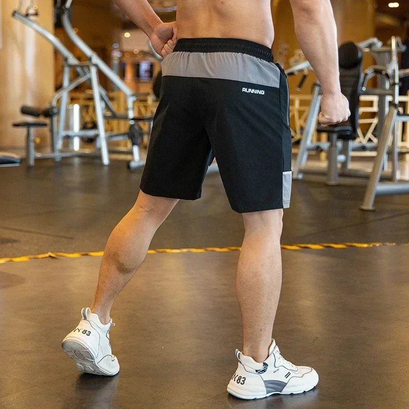 Basketball shorts Men Beach Shorts Male Gym Fitness Sport Short Pants Joggers Basketball Sportswear Bodybuilding Loose Plus Size Zip Pocket