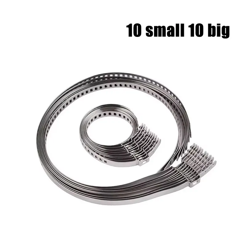 CV Boot Clamp Universal Adjustable AXLE CV Joint Boot Crimp Clamp Kit 31-41mm 70-125mm 5/10 Small + 5/10 Big 10/20Pcs