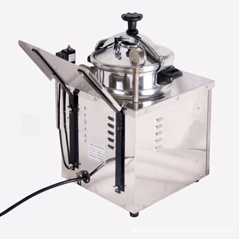 MDXZ-16 16L Electric Heating Pressure Fried Chicken Furnace Fried Chicken Burger  Shop Constant Temperature Food Fried Furnace 6
