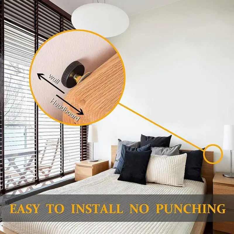 1Pcs Adjustable Threaded Bed Frame Anti-Shake Tool Fixed Bed Wall Telescopic Support Hardware Fasteners Fix Household Tools