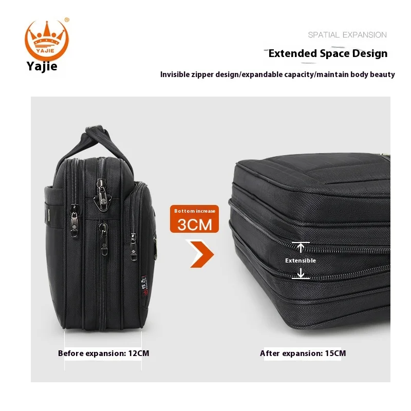 Business men's briefcase canvas waterproof large capacity 15.6 inch laptop bag work bag business bags official office laptop bag,leather briefcase,business shoulder bag