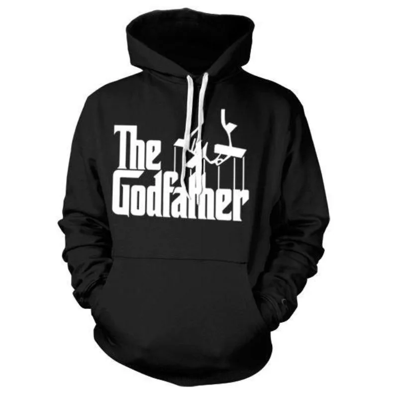 

The Godfather Logo Black Hoodie 3D Printed Hoodie New Winter Mens/WomensSweatshirt Teens Hoodies Outwear Handsome Clothes