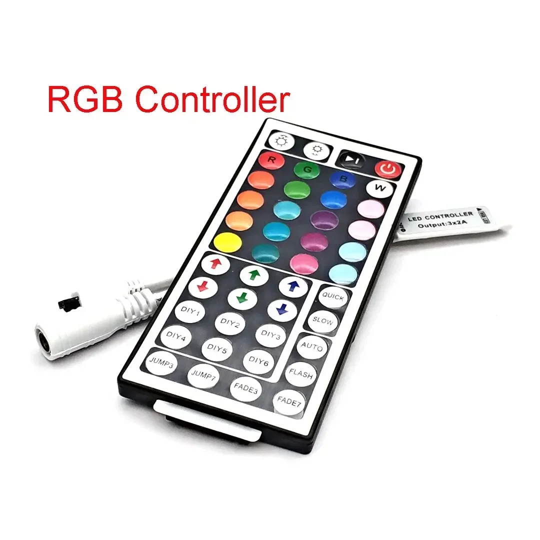 Led Controller 24 44 Keys 24LED IR RGB Controler LED Lights Controller ...