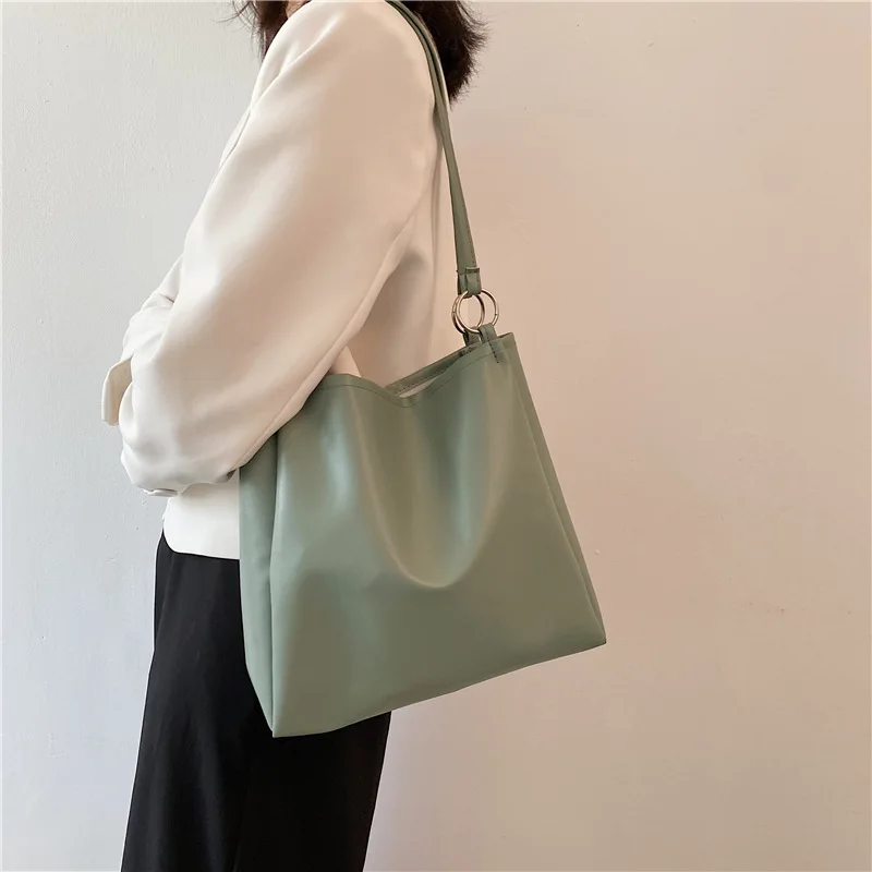 

Casual Tote Bags PU Leather Shoulder Bags for Women Fashion Female Travel Bag Designer Luxury Lady Underarm Bag Brand Sac