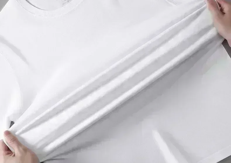 European Trendy Brand Short-sleeved T-shirt Men's Summer Round Neck Loose T-shirt Couple's Casual Printed Trendy Versatile Top