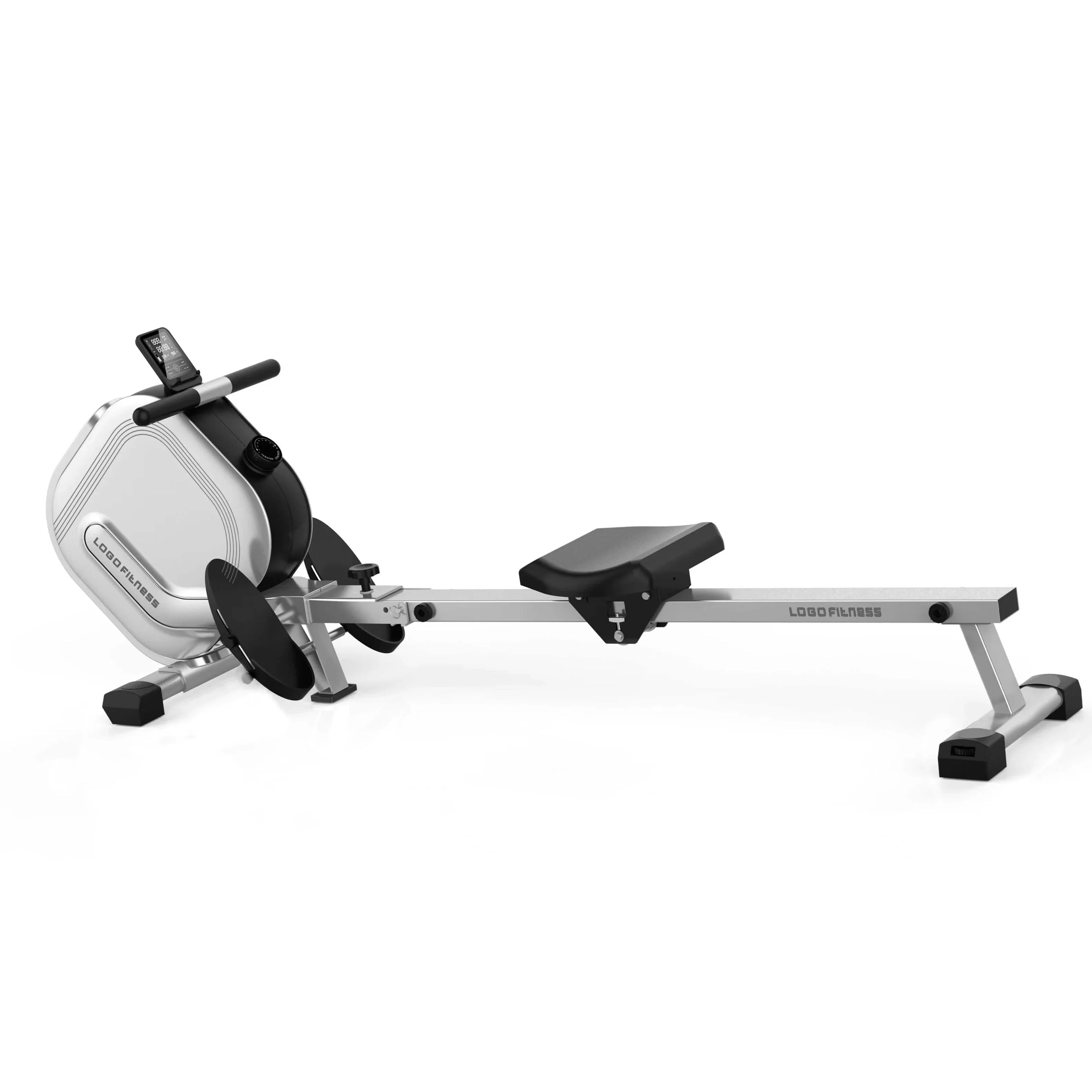 Home Gym Cardio Equipment Back Pieghevole Console Magnetica Vogatore Vogatore Con Monitor Row Machine Gym