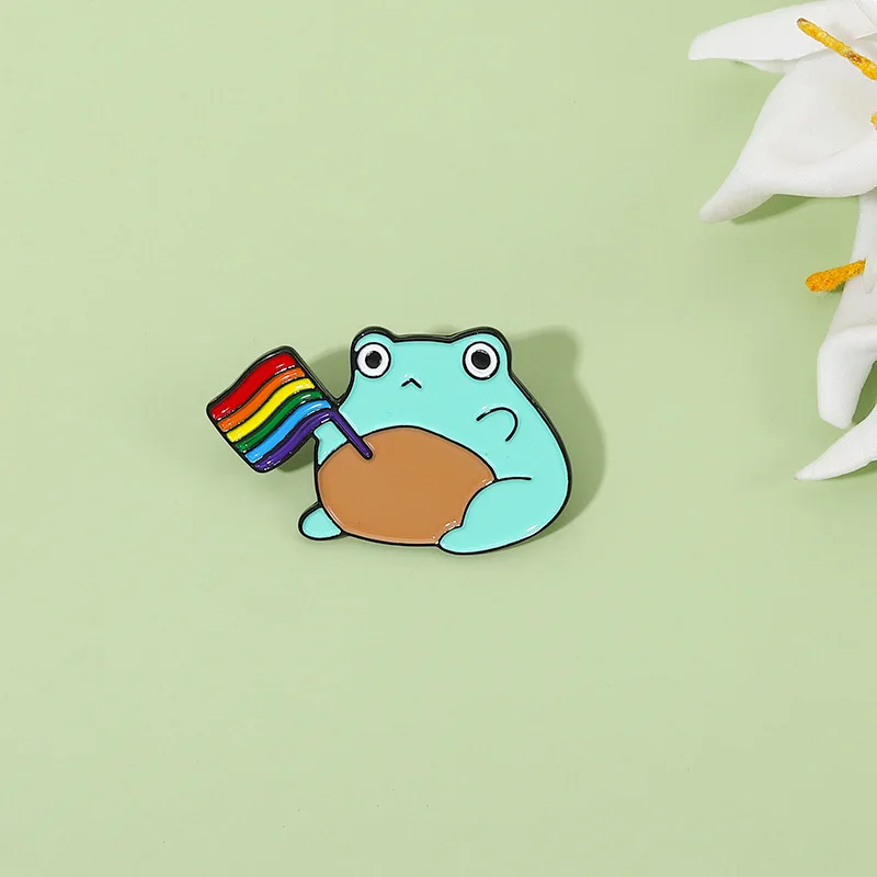 Cogumelo do arco-íris esmalte duro Pin, Orgulho Gay Broches engraçados,  Lgbq + Jogo Meme Jóias, broches bonitos - AliExpress