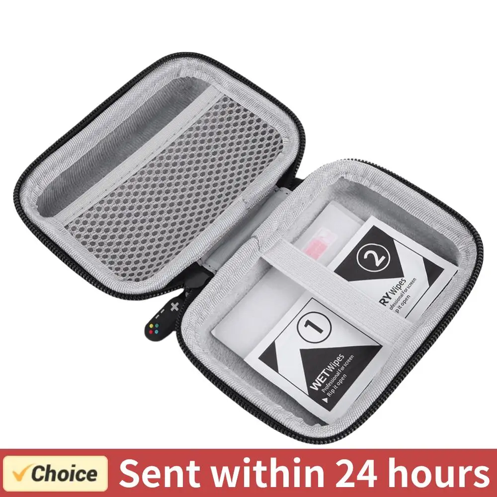 Hard Carrying Case & Tempered Glass Screen Protector for Trimui Brick — Shockproof Protection Bag Accessory Set