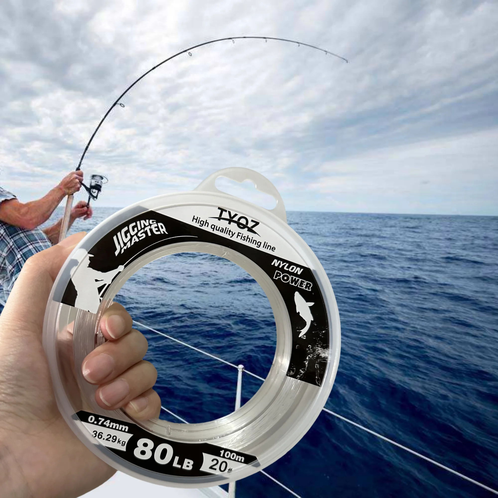 Nylon Fishing Line 22 LB to 180 LB for Sea & Lake Fishing