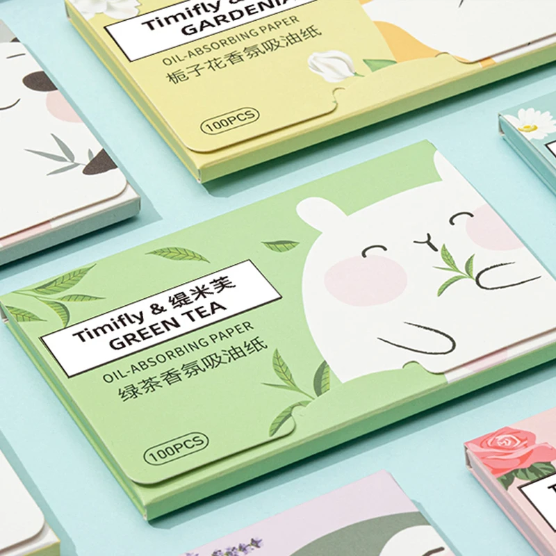 Fragrance Face Oil Blotting Paper 100Pcs