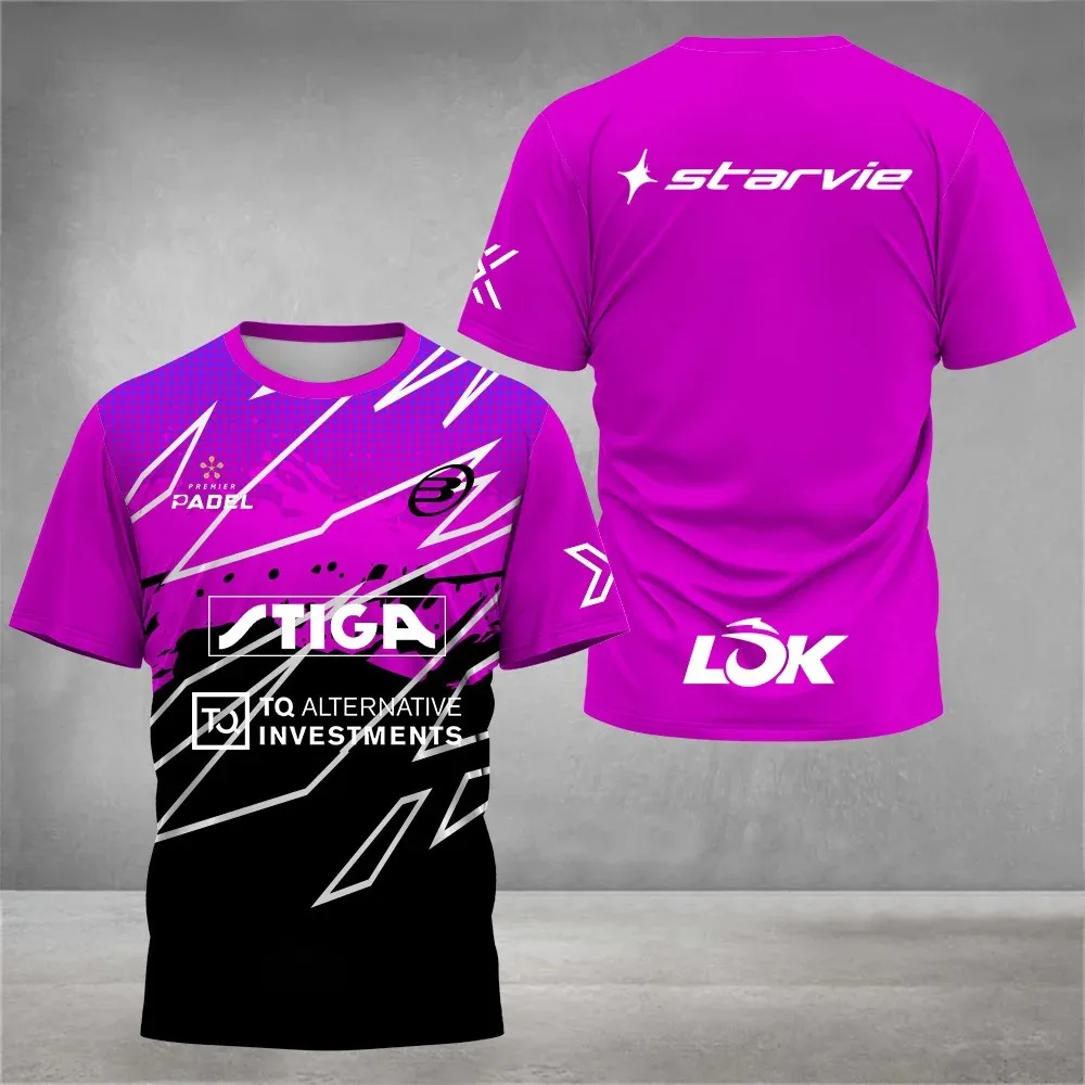 Padel Jersey Breathable Quick Drying Tennis Short Sleeve T-shirt Men Sports Fitness Top Loose Sweatwicking Casual Shirt t shirts downhill jerseys