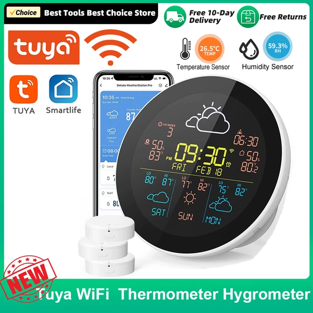 Wireless Weather Stations Home  Weather Station Wireless App - Tuya  Wireless Digital - Aliexpress