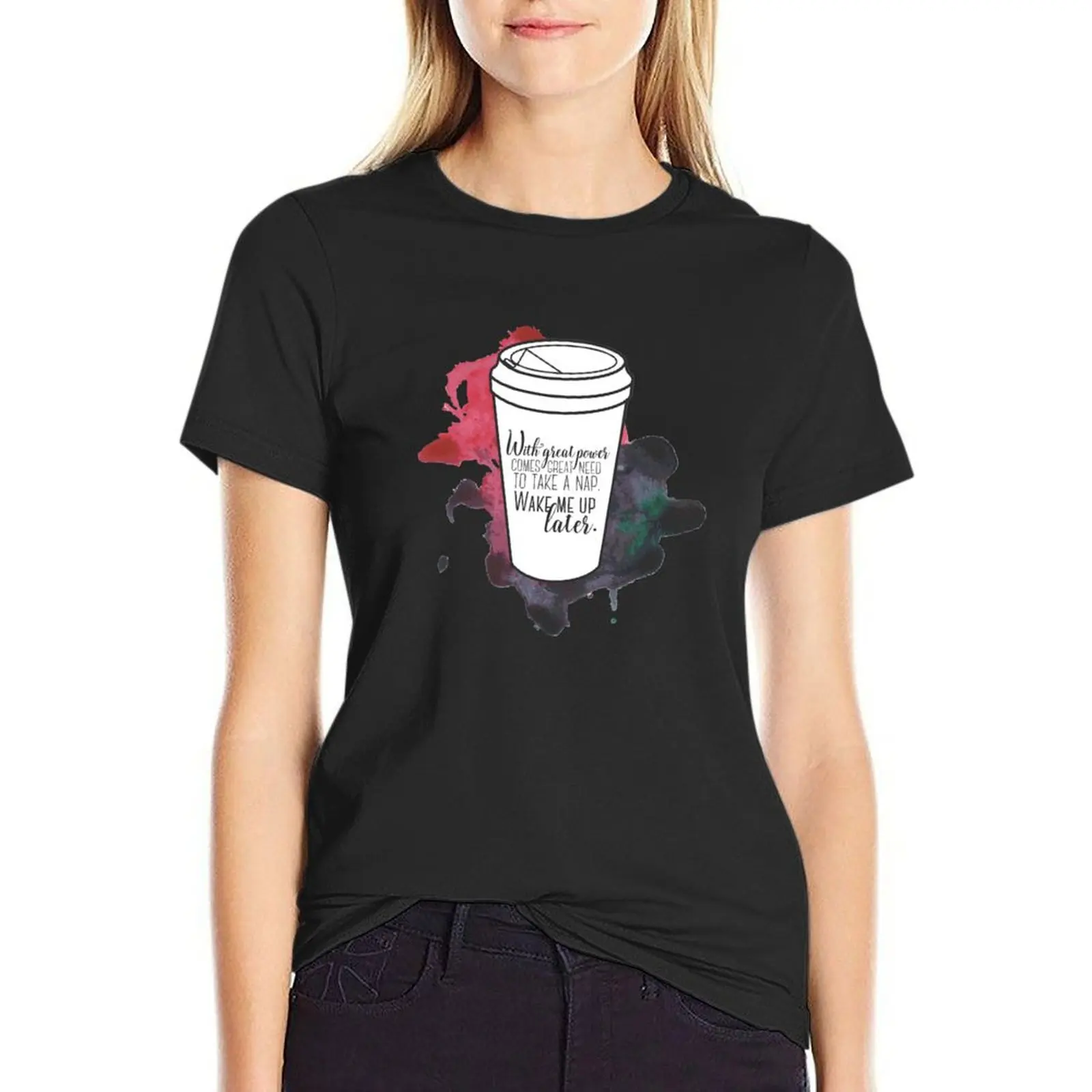 

With great power... [Percy Jackson] T-shirt kawaii clothes funny t-shirts for Women pack