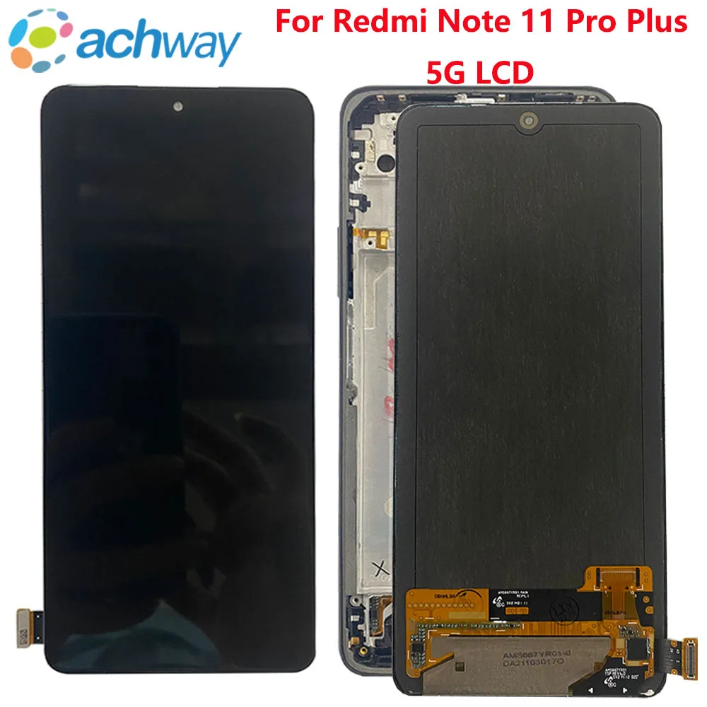 6 67 Xiaomi Redmi i in not 11 Pro art 5G LCD dokunmatik ekran Digitizer 