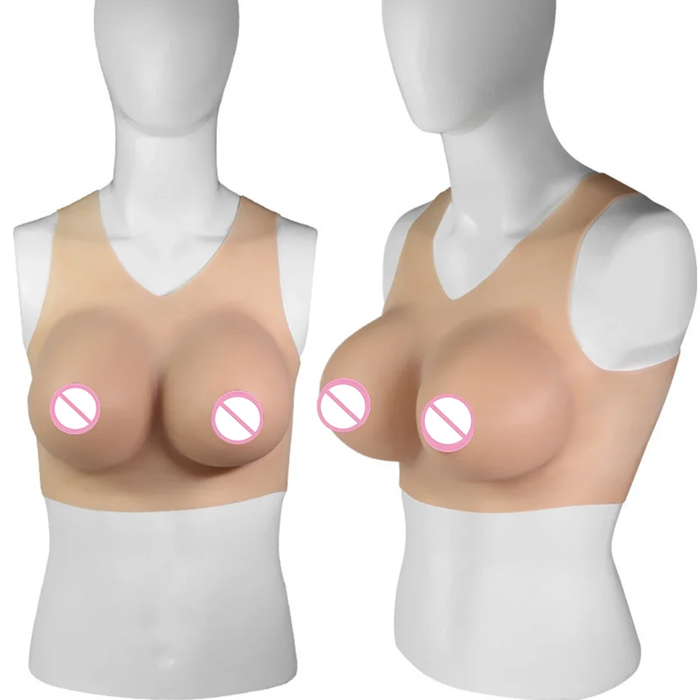 Silicone Breast B/C/D/E/F Cup Fake Boob Transgender Shemale Crossdresser Beginner Sissy Cosplay Chest Artificial Silicone Breast